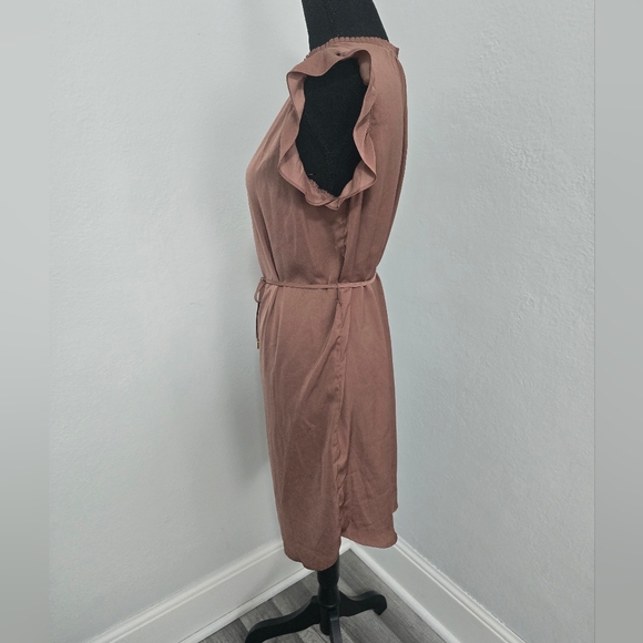 Lascana Ruffle Sleeved Dress Size 8 - Picture 4 of 7